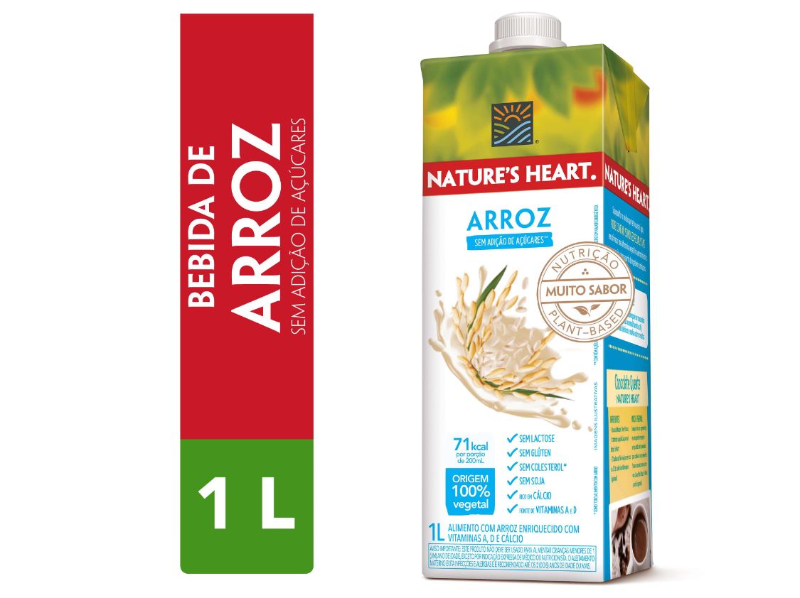 LEITE DE ARROZ NATURES HEART 1L - NESTLÉ - Foco Alternativo - Atacado ...