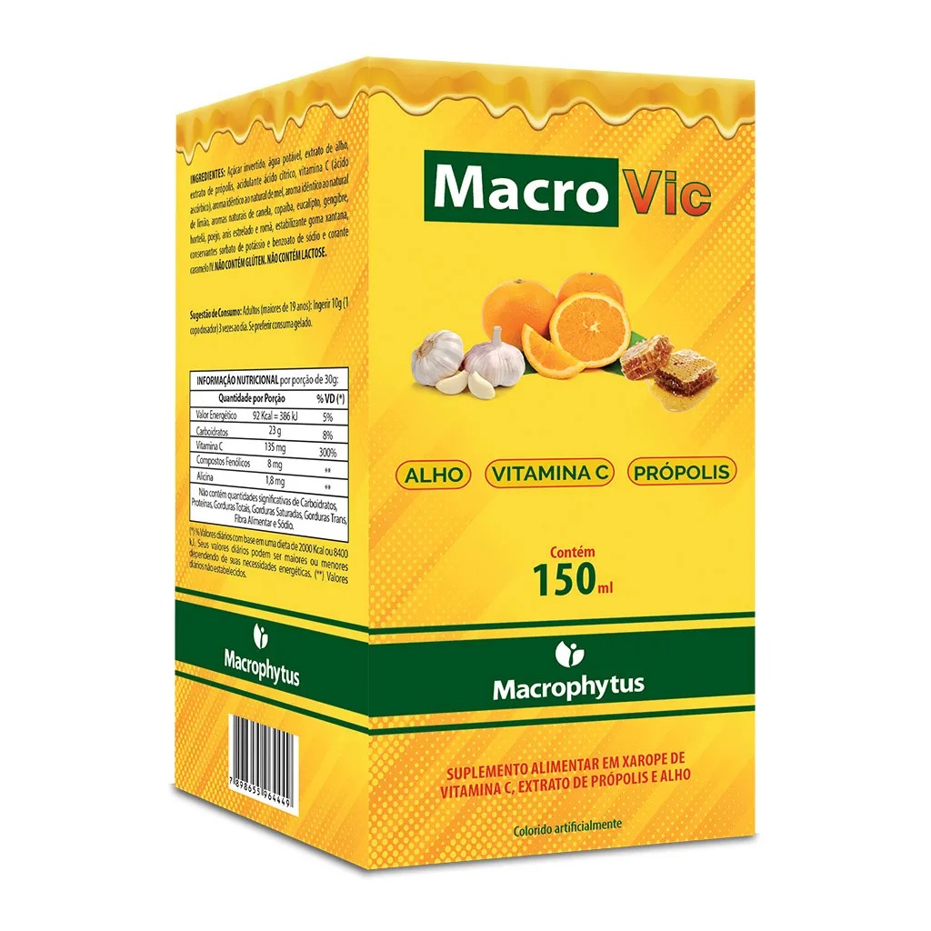 XAROPE MACROVIC 150 ML MACROPHYTUS Foco Alternativo Atacado de