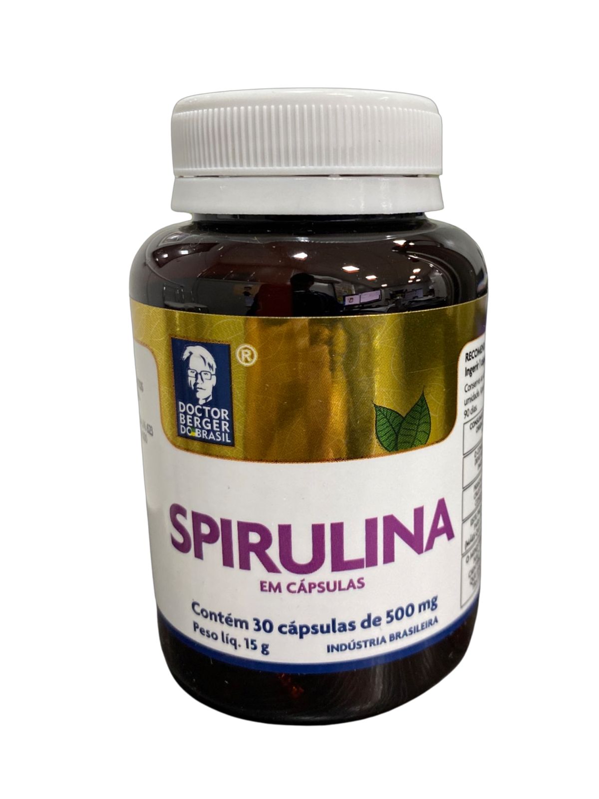 SPIRULINA 30 CAPS 500MG DOCTOR BERGER Foco Alternativo Atacado de