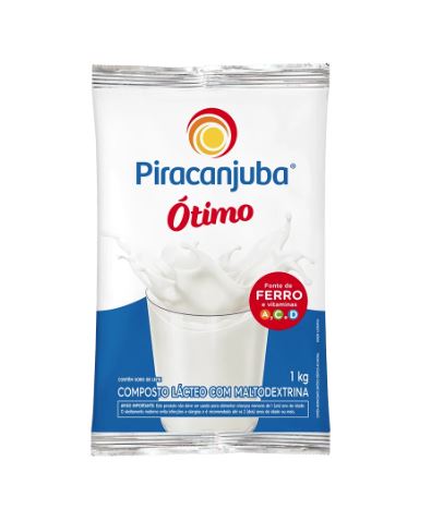 LEITE EM PÓ - COMPOSTO LACTEO (CONTÉM LACTOSE) PIRACANJUBA OTIMO - Foco ...