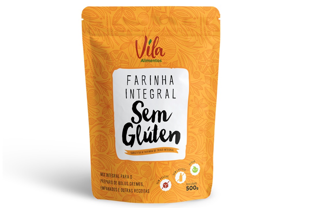 FARINHA INTEGRAL SEM GLUTEN 500G - VILA ALIMENTOS - Foco Alternativo ...